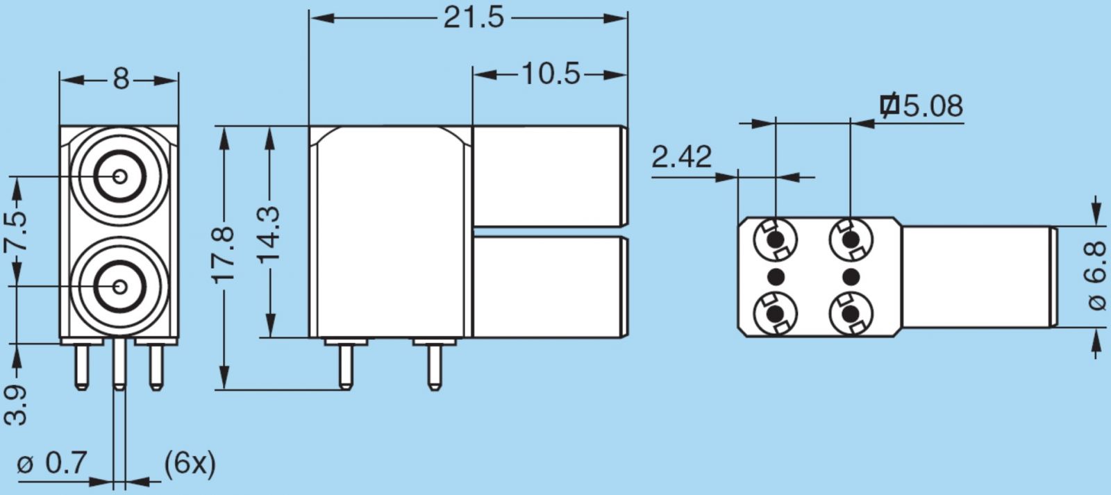 מחבר קונקטור קואקסיאלי LEMO EPY.00.250.NTN